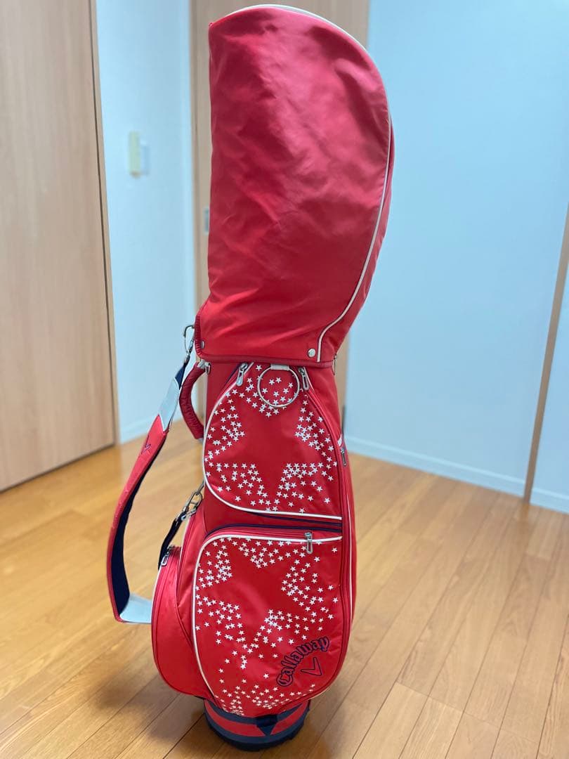 Callaway 赤 星柄 ゴルフバッグ