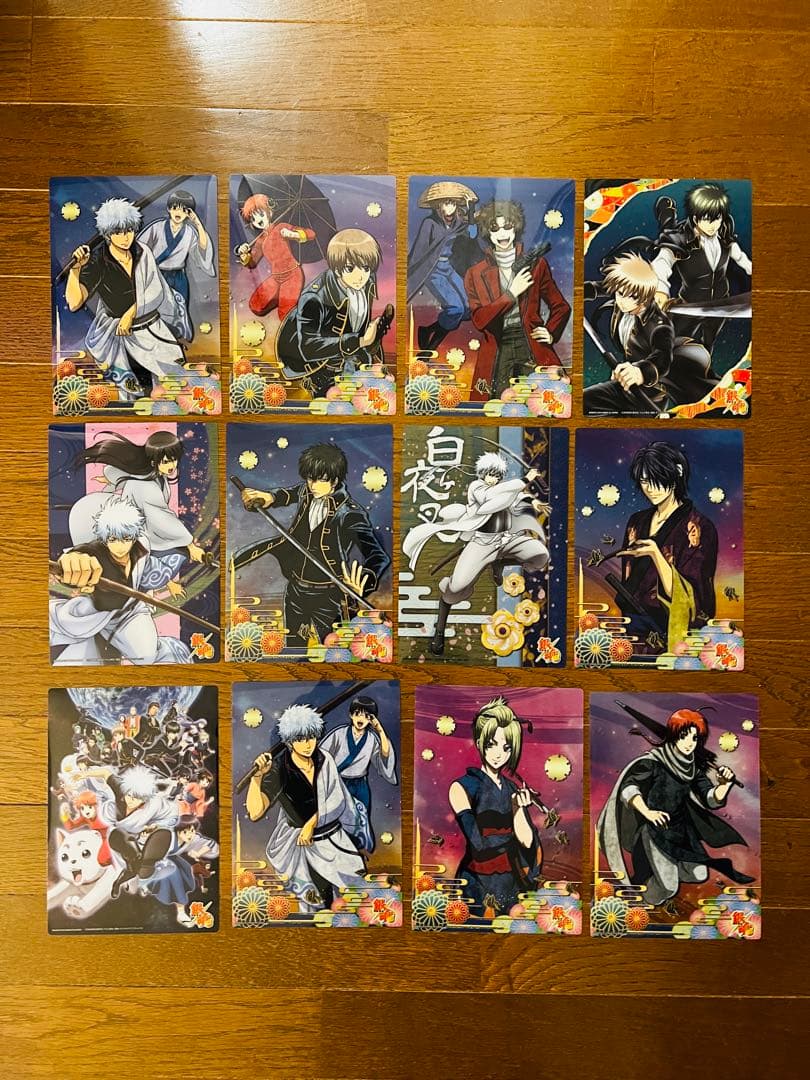 銀魂 まとめ売り クリアプレート クリアカード 未使用 坂田銀時 桂小太郎