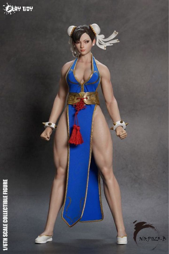 PLAY TOY 1/6 春麗　チュンリー格闘の女神2.0 春麗（青）