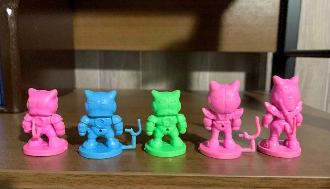キャッ党忍伝てやんでえ 消しゴムフィギュア 5体セット