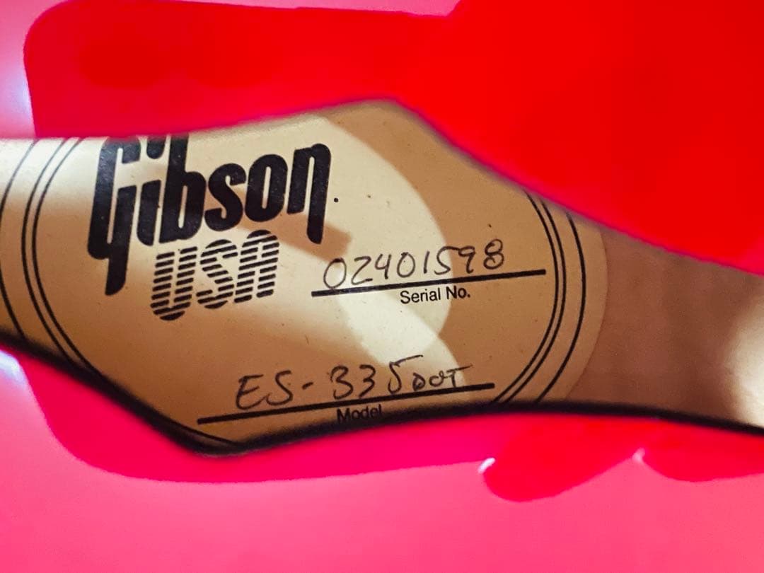 Gibson ES-335 dot ハードケース付き
