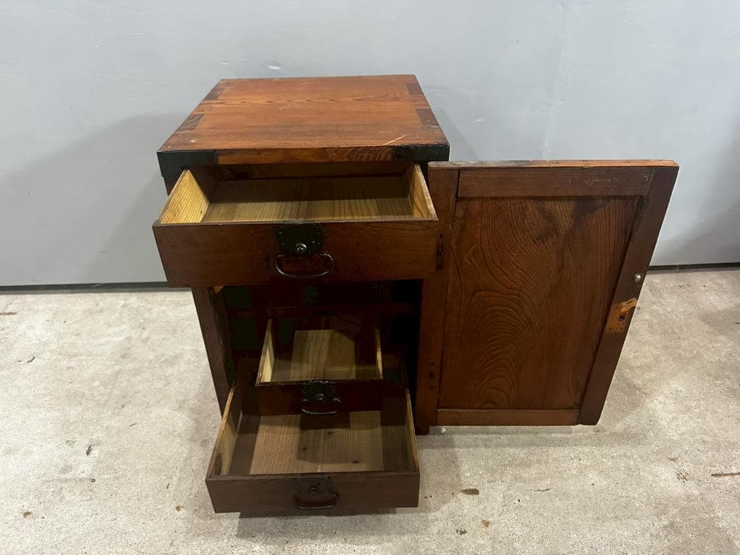 行商箪笥 小箪笥 収納小箪笥 手文庫 整理箪笥 古道具 古道具 RW784