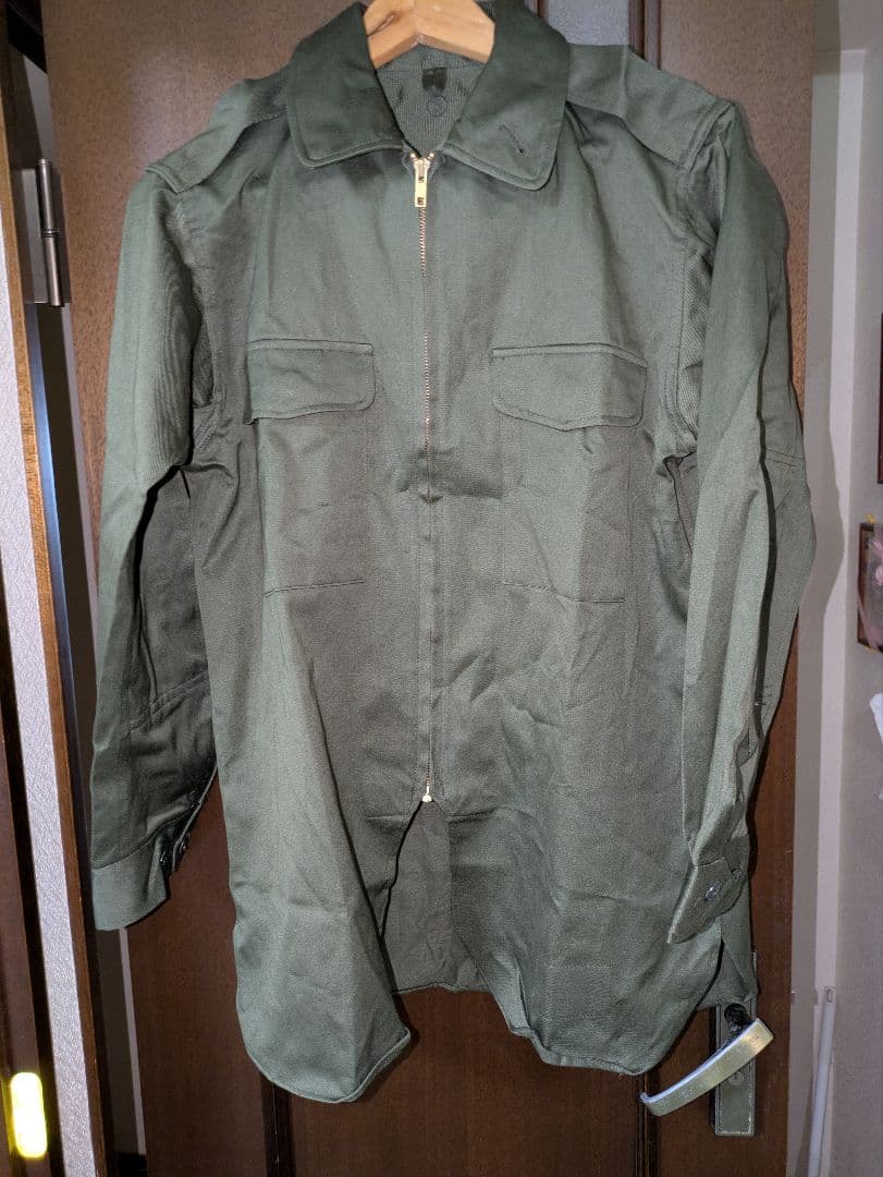 陸自 65式OD作業服上下＆専用ズボンベルトセット