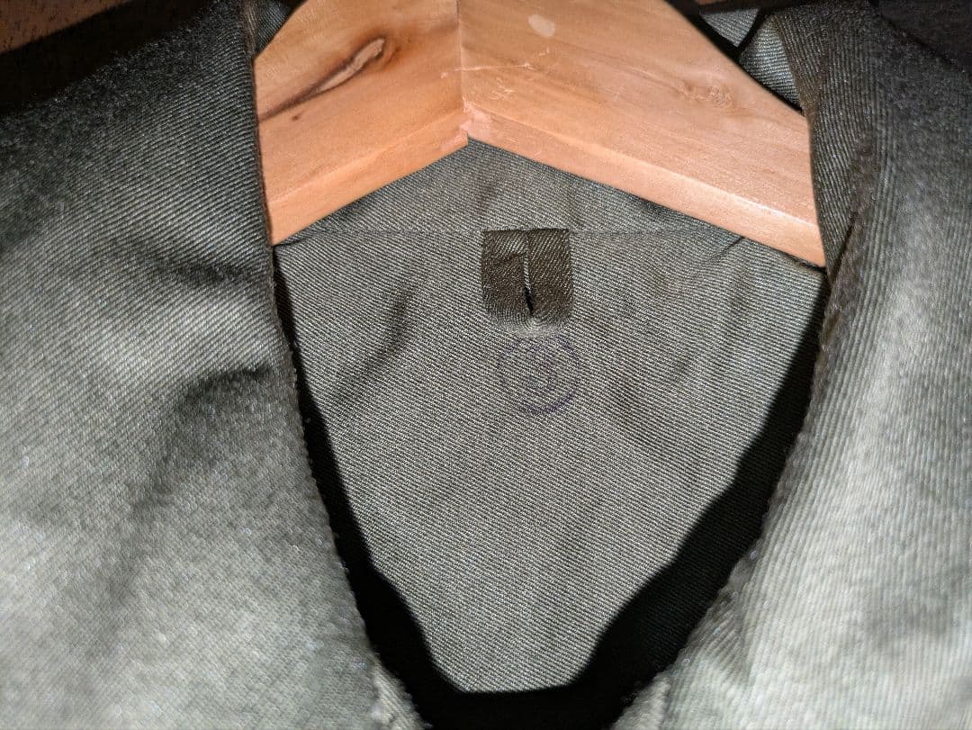 陸自 65式OD作業服上下＆専用ズボンベルトセット