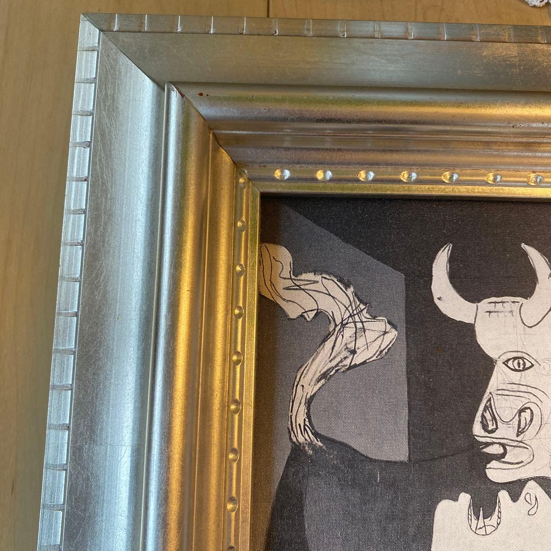 【大型】額縁つき絵画【ゲルニカ】