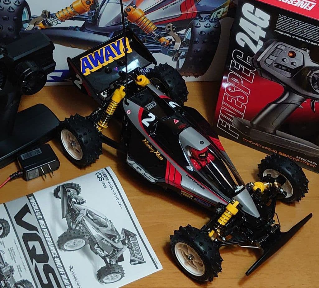 タミヤ①1/10電動RC VQS 2020②プロポ＆バッテリーセット完成品・新品