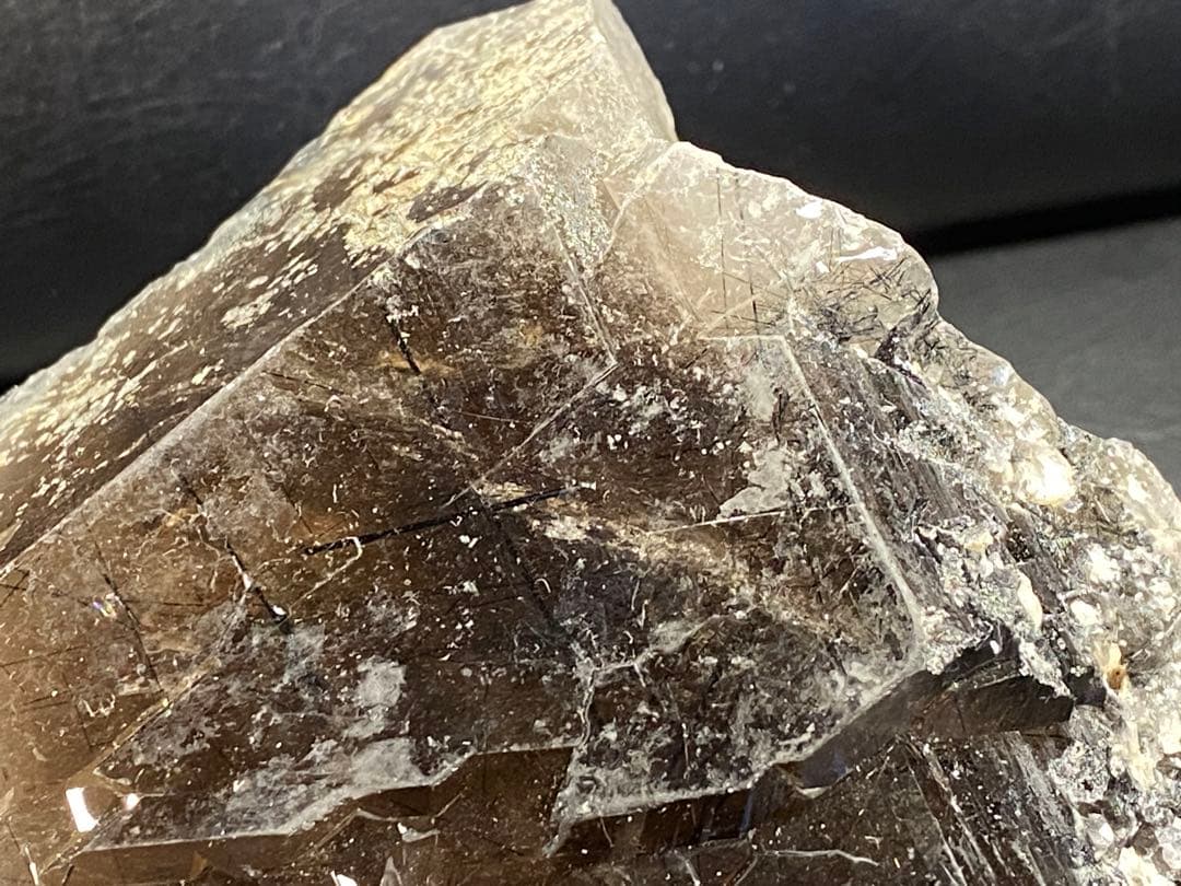ブルー　ザギマウンテンクォーツ　ザギ水晶　754gラビカイト入り