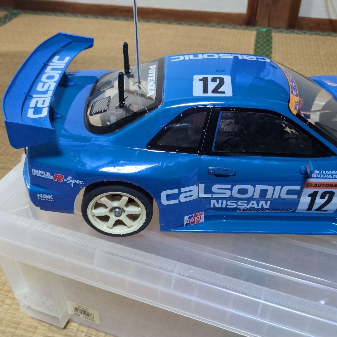 ホビーラジコン Calsonic Skyline GT-R (R34) 1/10