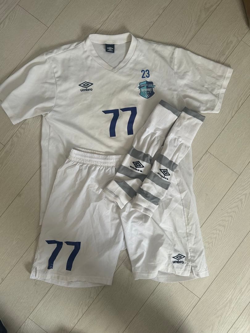文徳高校　サッカー部　大学　上下　ユニフォーム　セット