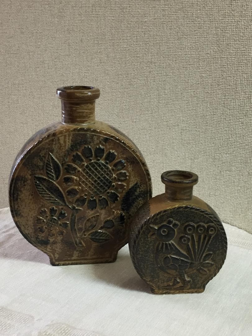 北欧輸出用花瓶　大小セット