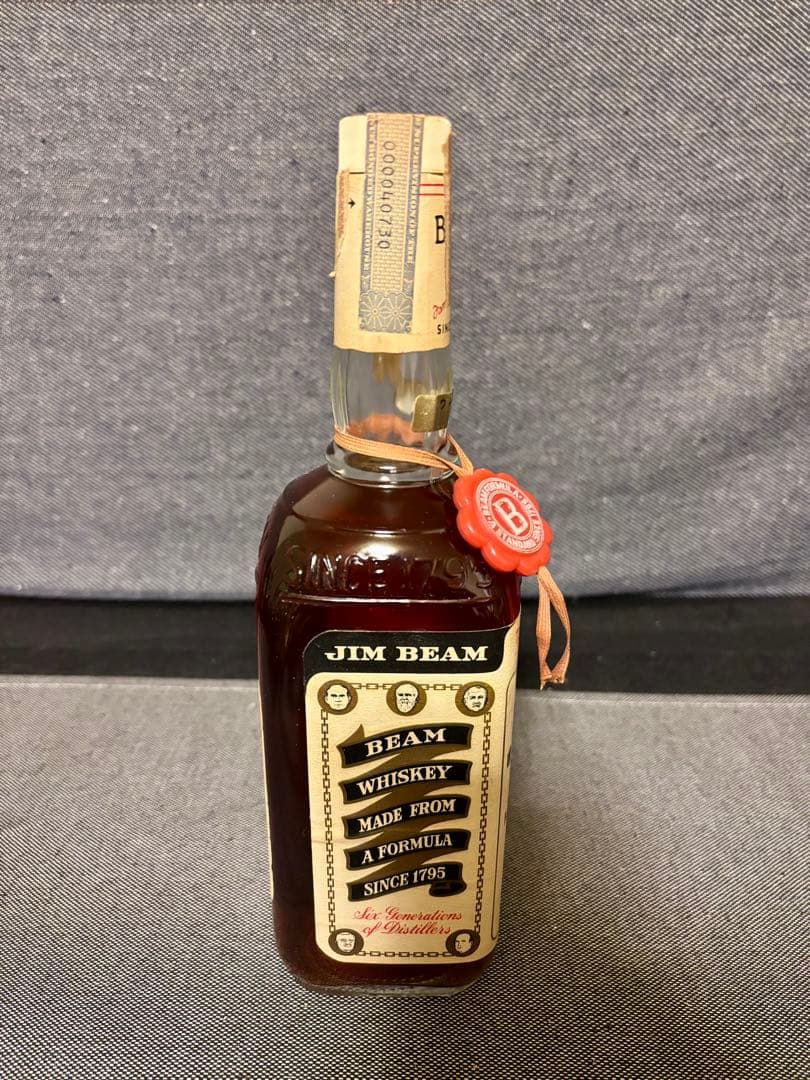 ジムビーム　ホワイトラベル　旧ボトル　1974年以前流通品　古酒　未開封