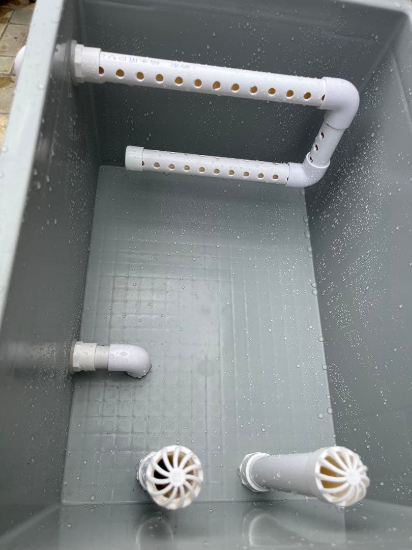 大型水槽用沈殿物理生物一体型　最強濾過槽　外部式濾過装置器　バイオフィルター付き