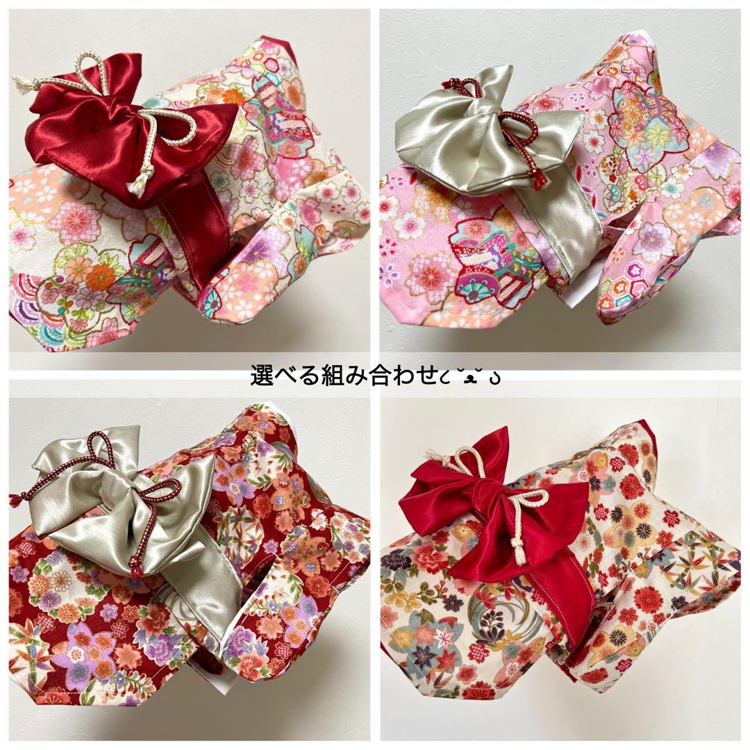 女の子向け ⸜ ♡ ⸝ ハンドメイド　着物　振袖　犬服