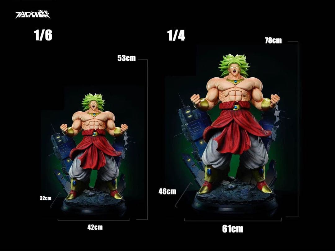 ドラゴンボール 1／４スケール ブロリー フィギュア ガレージキット