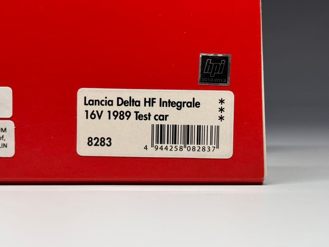 hpi 1/43 ランチア デルタ HF インテグラーレ 1989 8283
