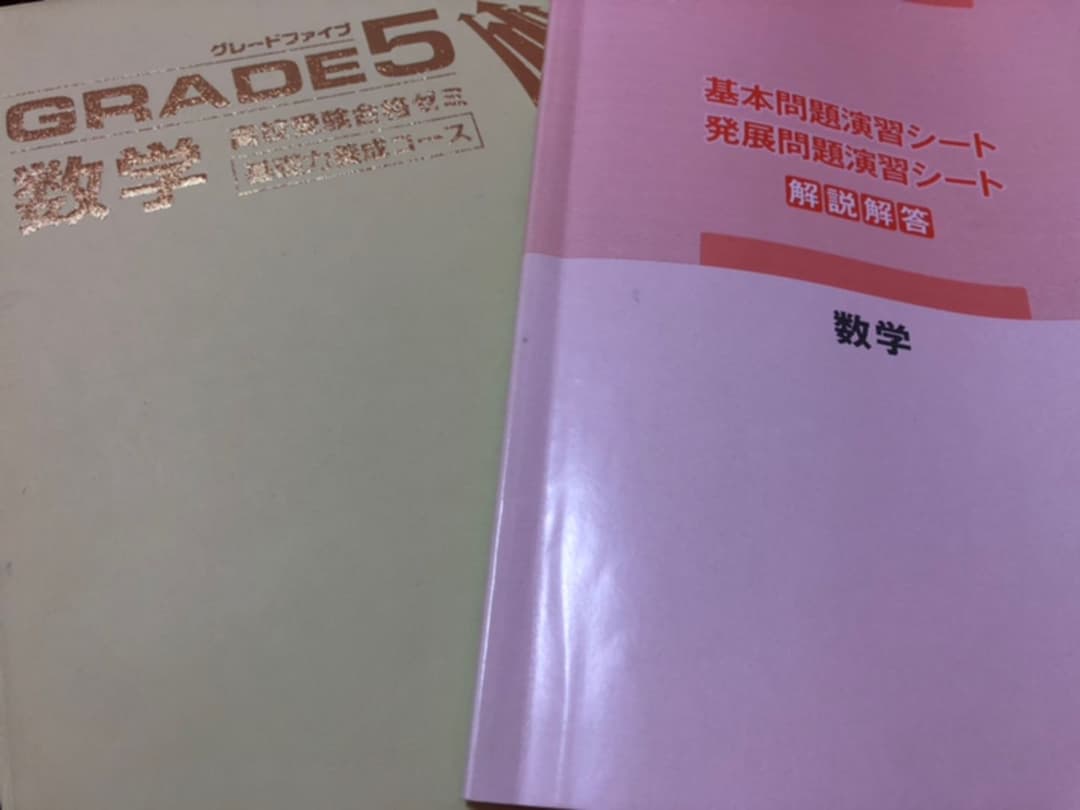 受験 予習復習 エース 中学3年間 高校受験  グレード5