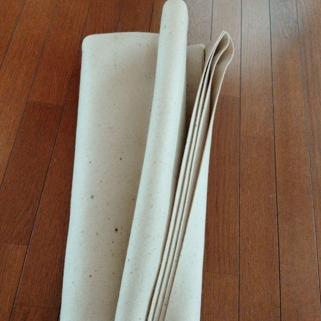 書道水墨画兼用最高級超大下敷き羊毛100%展覧会用大作最適水墨画家や書道家必備品