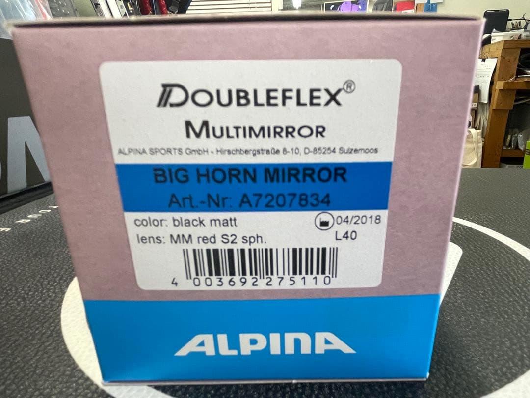 ALPINA BIG HORN スノーゴーグル 18-19モデル 新品未使用品