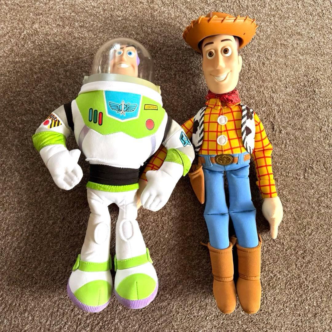 【TOY STORY】ウッディ & バズ・ライトイヤー ぬいぐるみセット