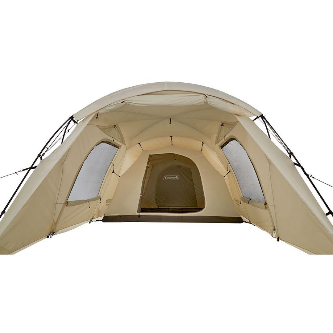 新品 グランドシート付Coleman VCワイド2ルームSTD デザートサンド