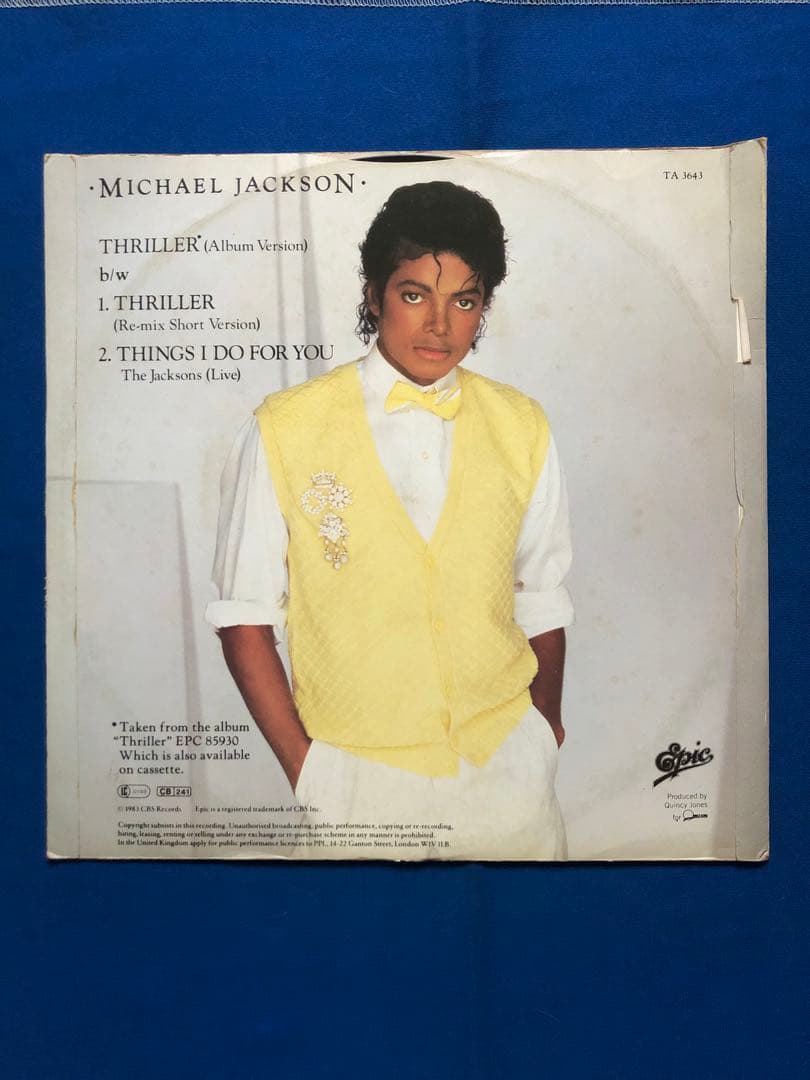 LPレコード♢マイケル・ジャクソン♢TA3643♢1983年♢うg4946w43