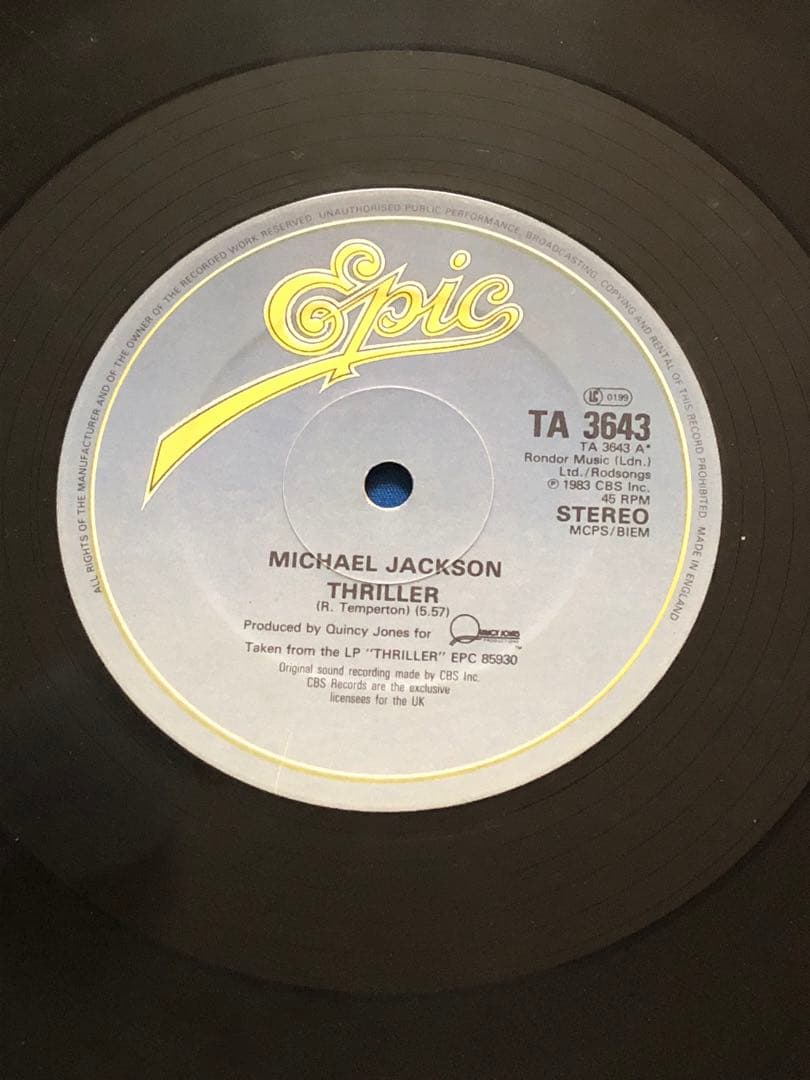 LPレコード♢マイケル・ジャクソン♢TA3643♢1983年♢うg4946w43