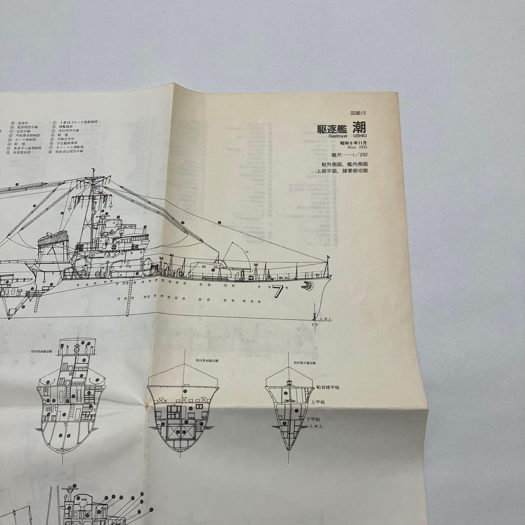 写真 日本の軍艦別巻2海軍艦艇図面集2