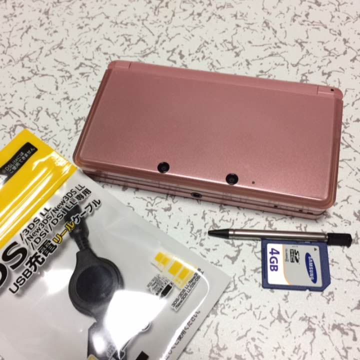 送料無料 3ds 本体 ピンク 人気色 送料無料