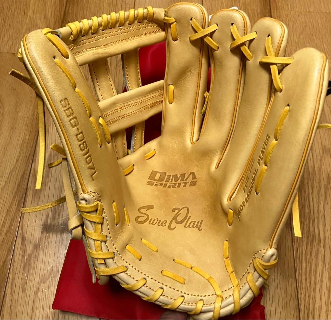 未使用品　シュアプレイ　硬式グローブ　外野手用