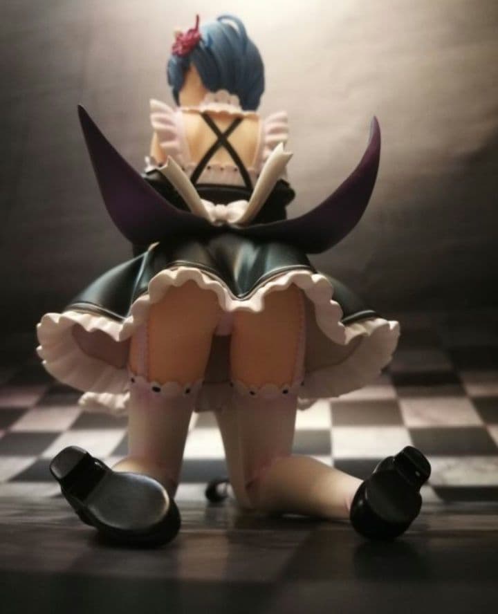 希少 鶴の館 ガレージキット 完成品 レム ラム Re:ゼロから始める異世界生活