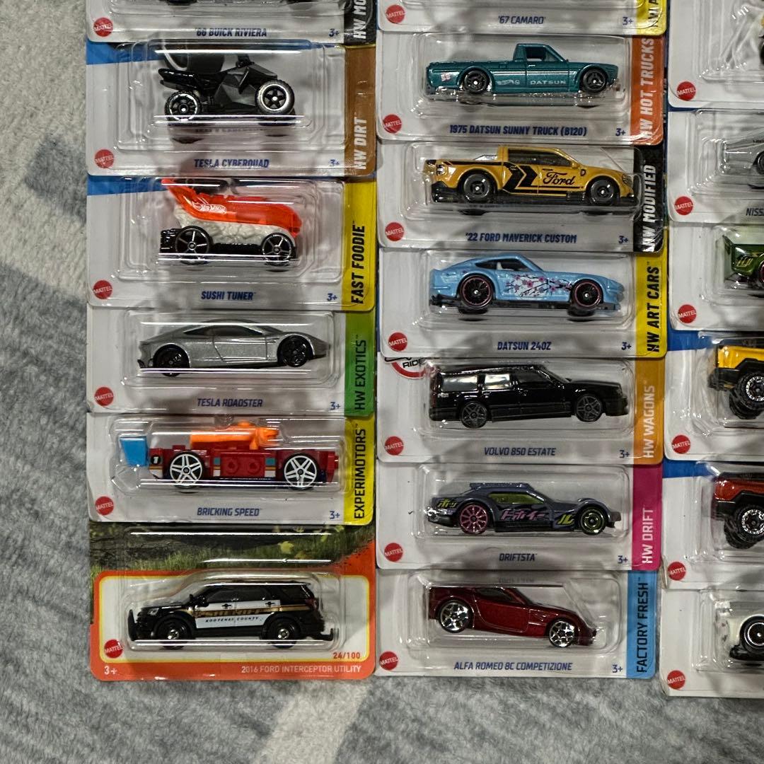 ホットウィール ベーシック 36台セット④ フェラーリ GT-R等