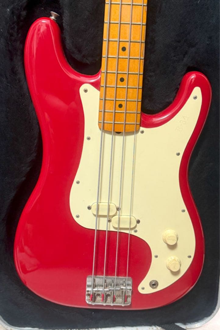 1980年代初期Eシリアル 星入りロゴ Fender USAバレット ベース