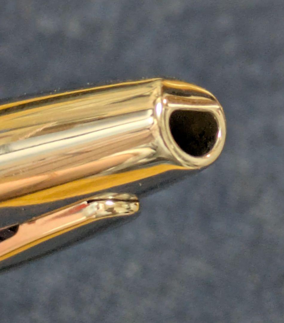 PILOT decimo キャップレス 万年筆 パープル F 18K750 刻印