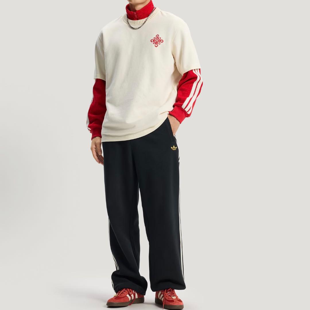 新品L Adidas FW25 CNY 馬年限定 半袖Tシャツ KT0713