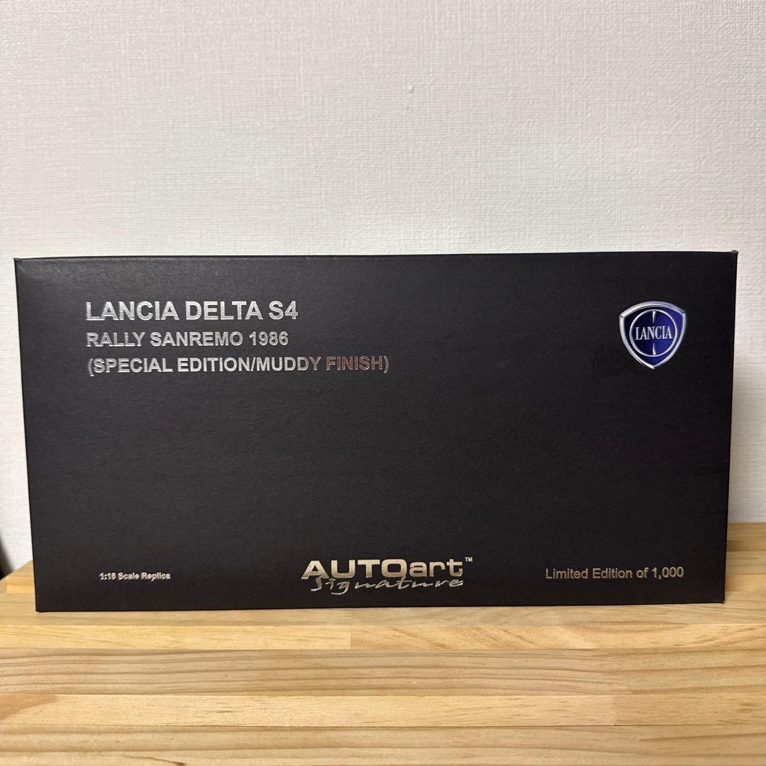 AUTOart 1/18 ランチア デルタ S4 1986 サンレモ・ラリー