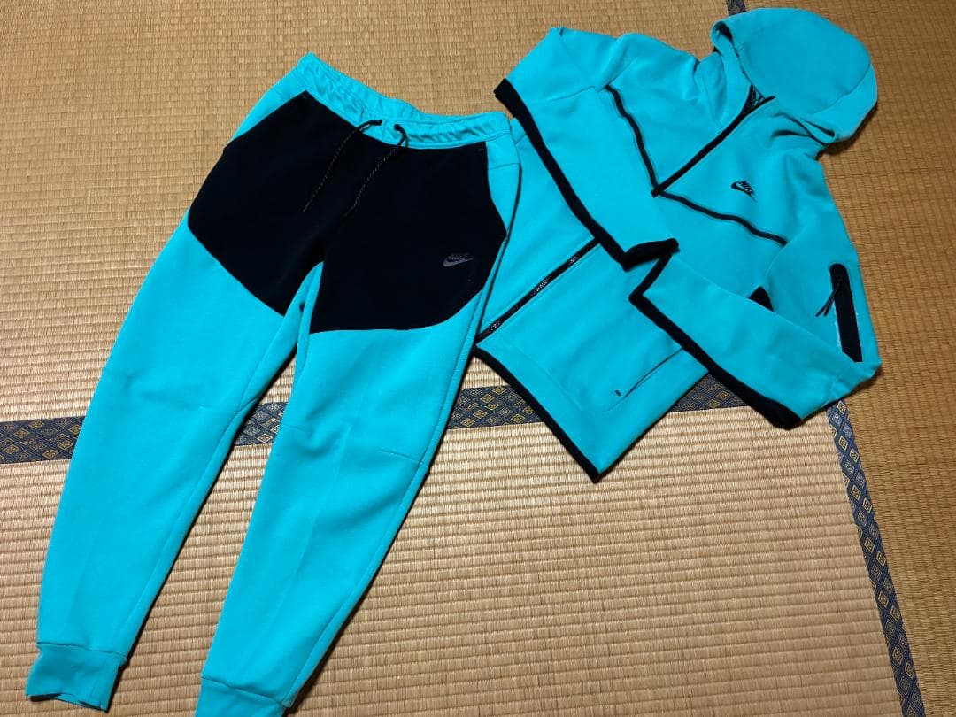 美品 central cee着用 NIKE テックフリース セットアップM