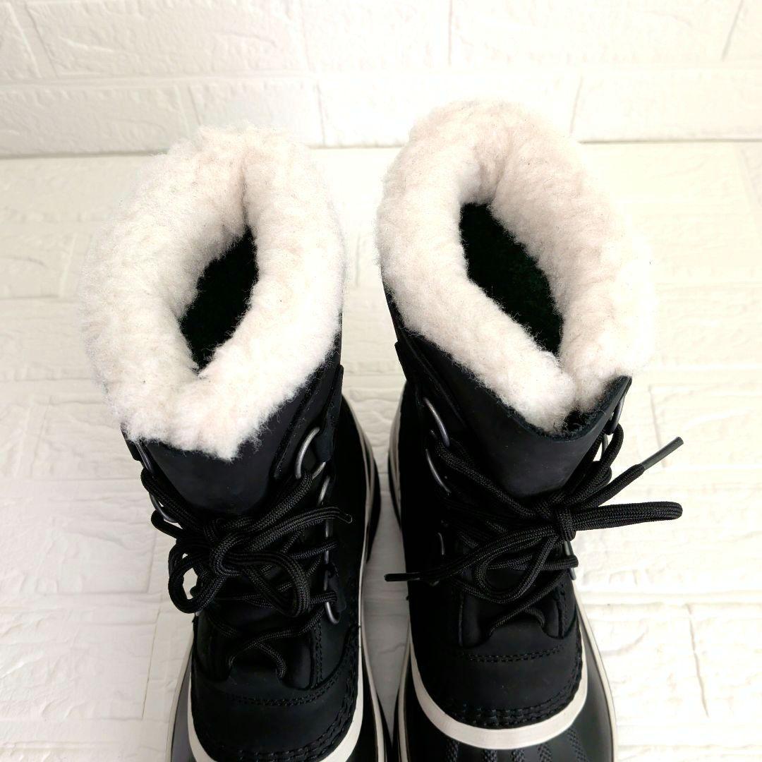 SOREL ソレル Caribou スノーブーツ レディース 黒 24cm