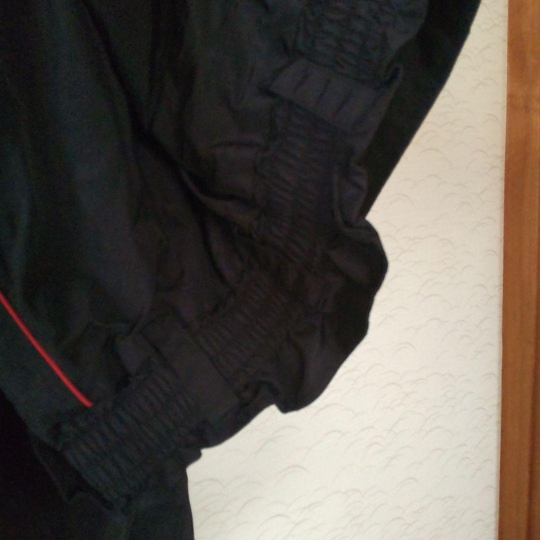 gamakatsu ウインドアップレインスーツ 上下セット 黒