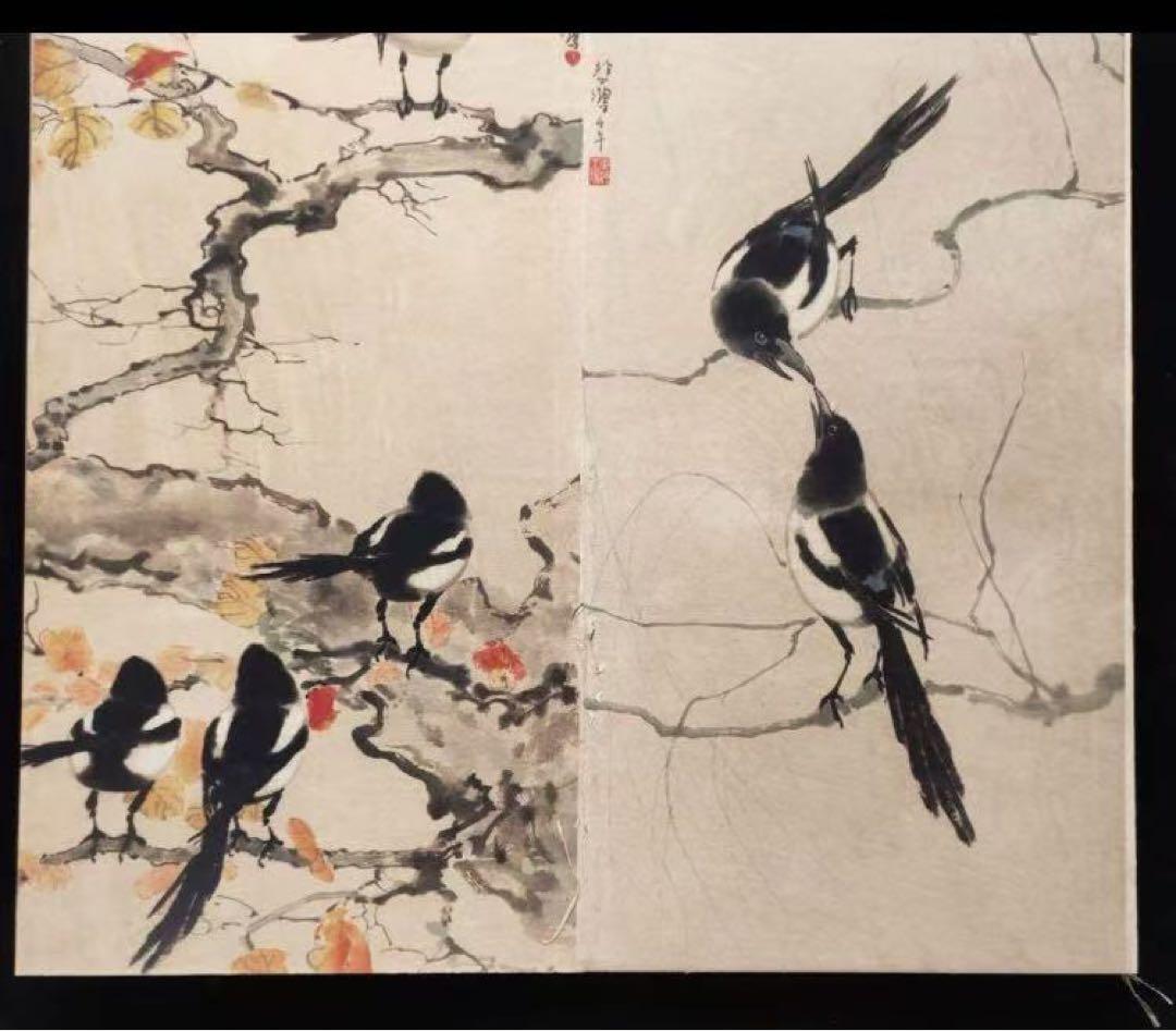 中国美術品・中国近代名家徐悲鴻氏書画・動物画・掛け軸・書道・肉筆・屏風・大型書画