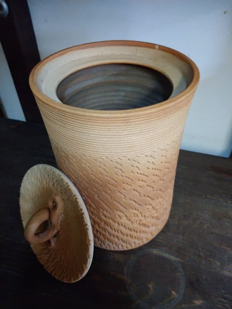 益子焼 水指 茶道.