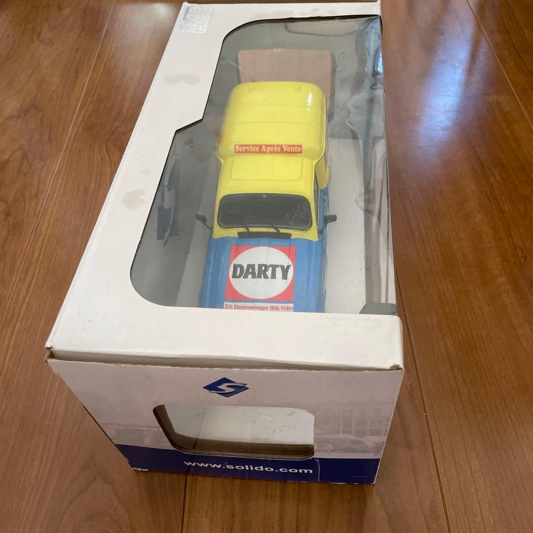 SOLIDO Renault 4 DARTY 1/18 ミニカー