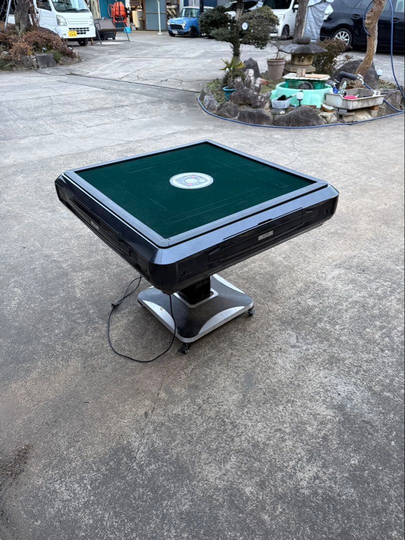 電子麻雀卓 大型 黒