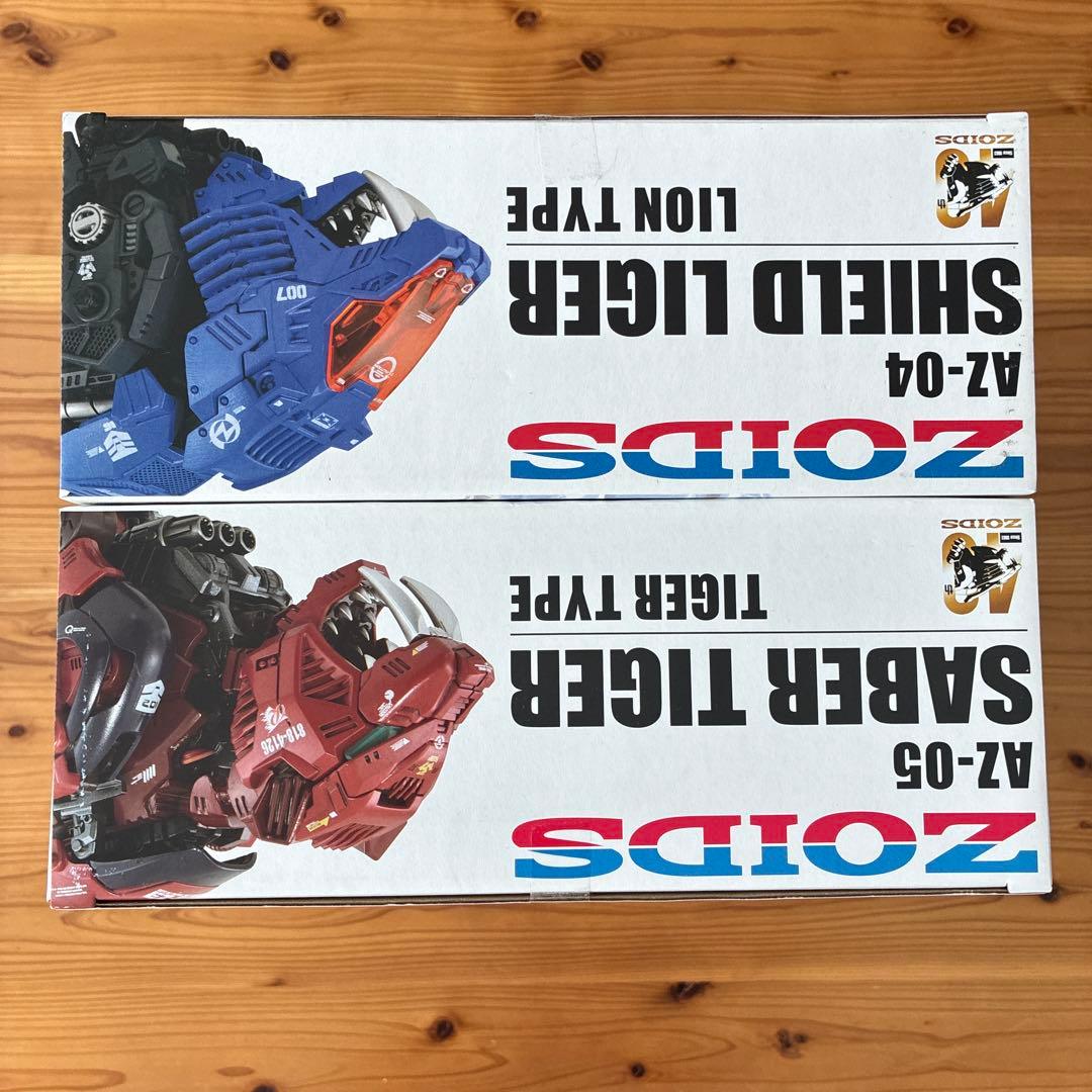 【新品・未開封】40周年 ZOIDS セイバータイガー シールドライガー セット