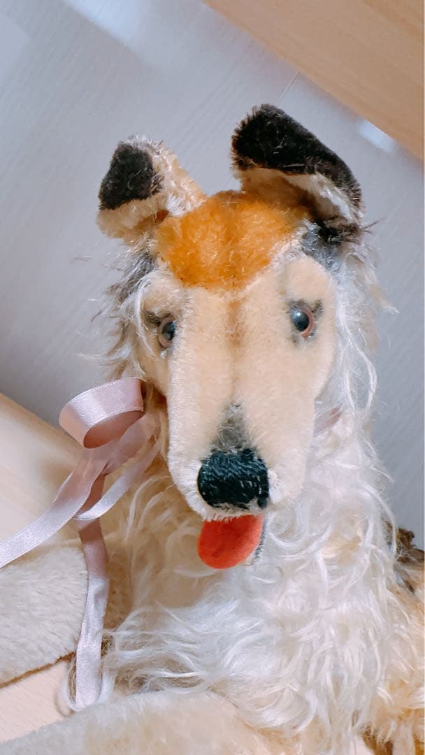 【激レア】シュタイフ シェパード 犬 ぬいぐるみ ビンテージ