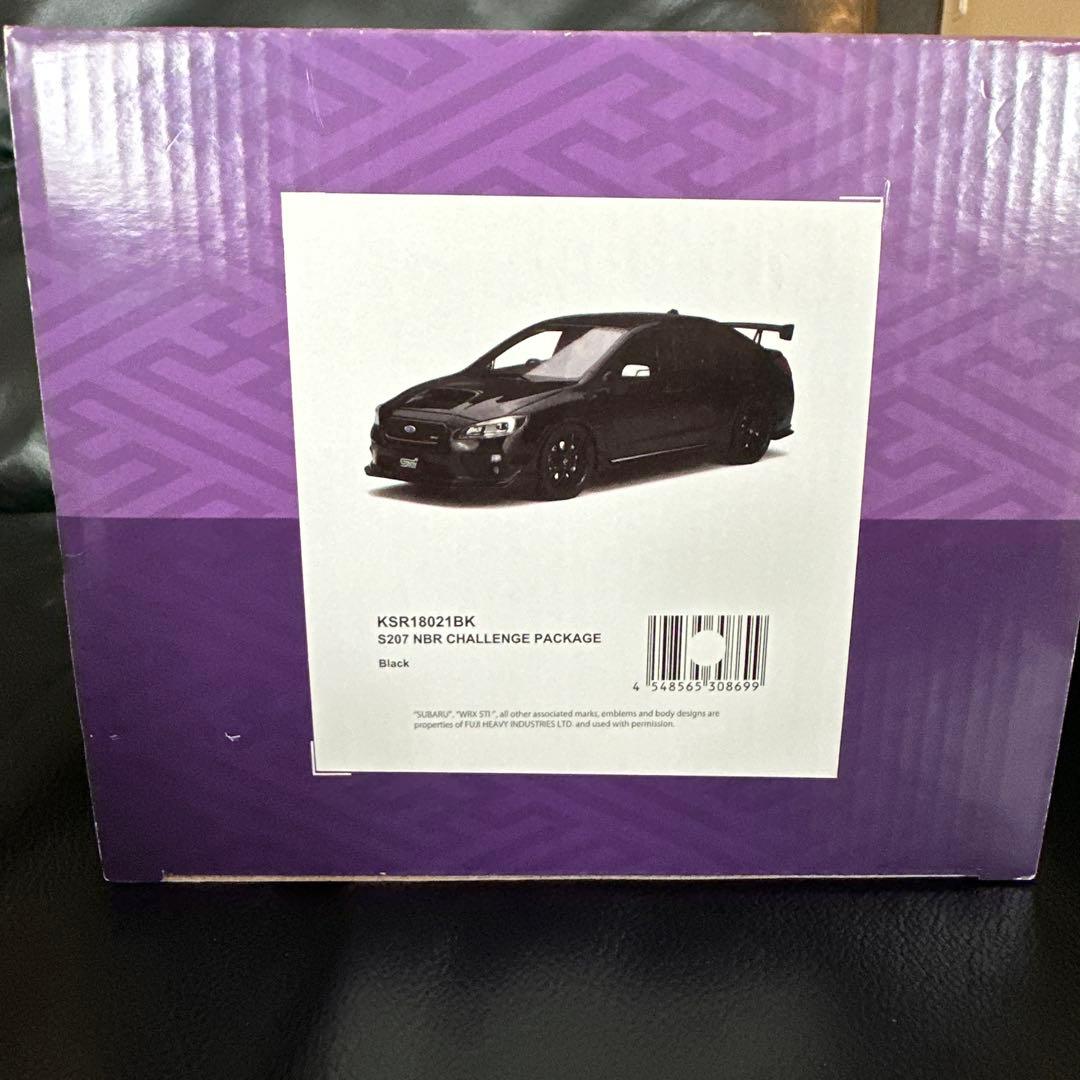 京商 S207 NBR チャレンジパッケージ 1/18 ブラック Y0951