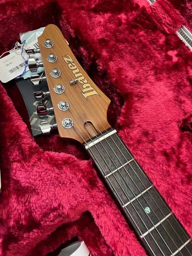 【極美品】Ibanez LM1-LWH・Luca Mantovanelli