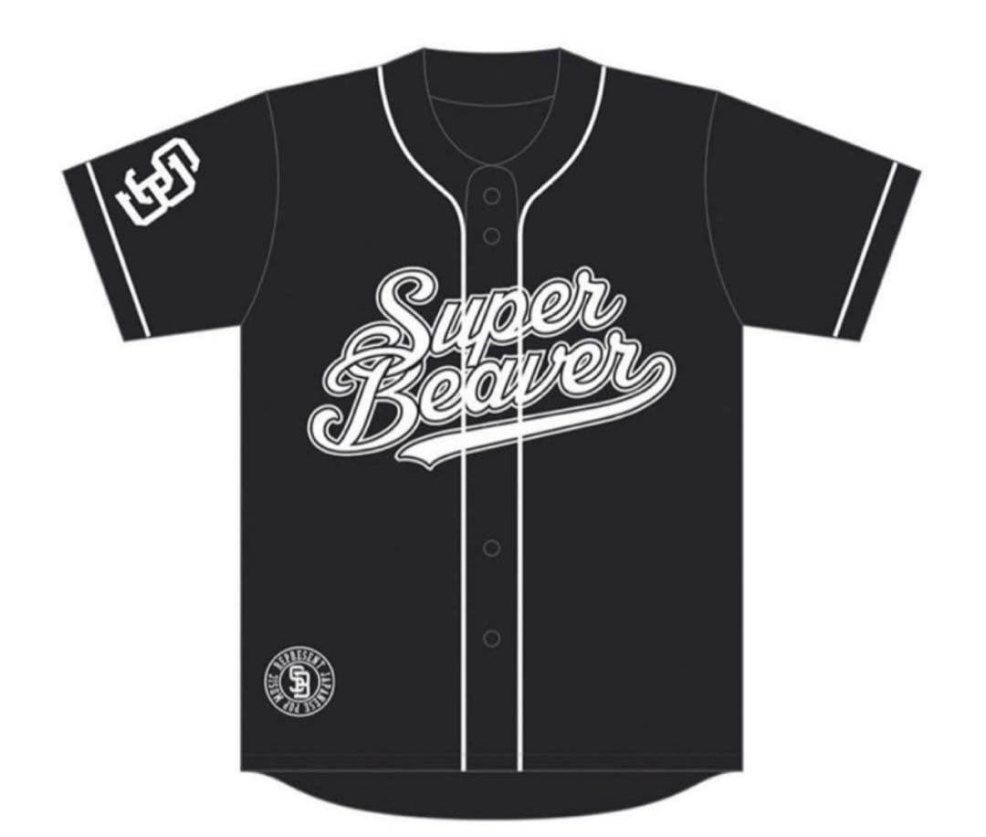 【未開封】SUPER BEAVER ベースボールシャツ ブラック XLサイズ
