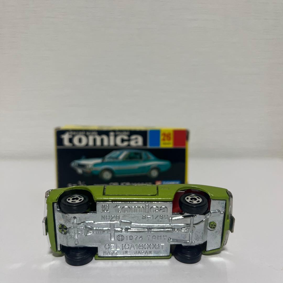 黒箱トミカ26 トヨタ セリカ 1600GT 1/60