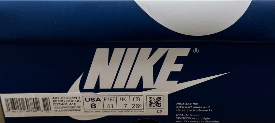 AIR JORDAN 1 トゥルーブルー26cm