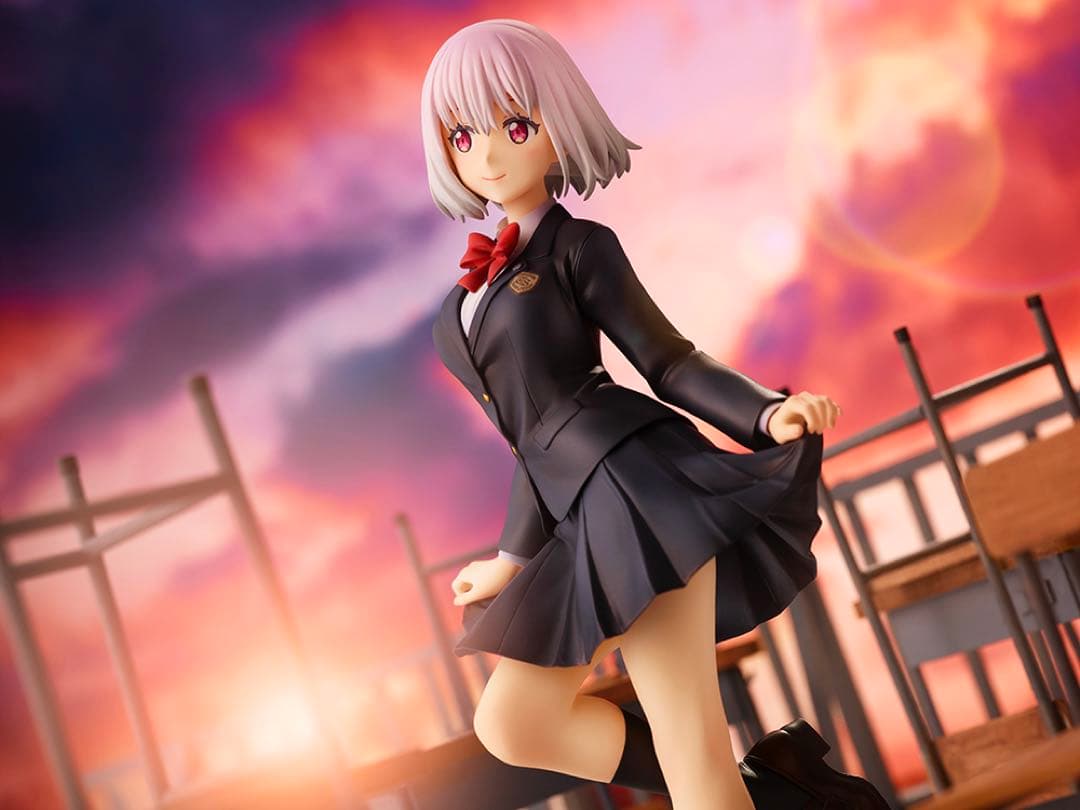 在庫1点⭐️ 新条アカネ 制服版 1/7 フィギュア　キューズQ グリッドマン